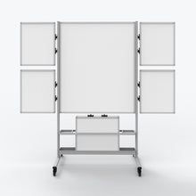 Luxor 82.25"W x 76.4"H Collaboration Station – Mobile Whiteboard - Premium Whiteboards