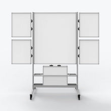 Luxor 18.75"W x 23.3"H Collaboration Station – Small Board 4-Pack - Premium Whiteboards