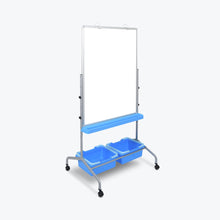 Luxor 30"W x 40"H Classroom Chart Stand with Storage Bins - Premium Whiteboards