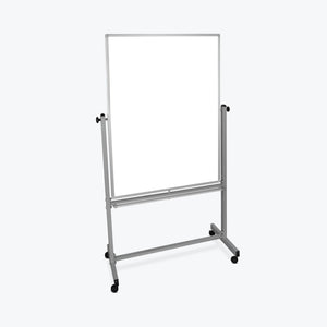 Luxor 36"W x 48"H Double-Sided Magnetic Whiteboard - Premium Whiteboards