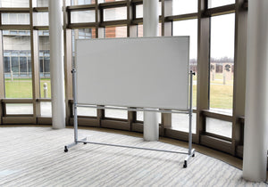 Luxor 72"W x 40"H Double-Sided Magnetic Whiteboard - Premium Whiteboards