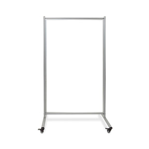 Luxor 38.5"W x 64"H Mobile Magnetic Whiteboard Room Divider - Premium Whiteboards