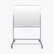 Luxor 48"W x 36"H Double-Sided Mobile Magnetic Glass Marker Board - Premium Whiteboards