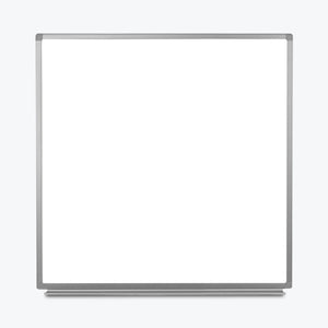 Luxor 48"W x 48"H Wall-Mounted Magnetic Whiteboard - Premium Whiteboards