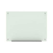 Luxor 48"W x 36"H Magnetic Wall-Mounted Glass Board - Premium Whiteboards