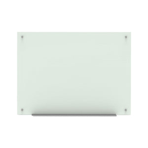 Luxor 48"W x 36"H Magnetic Wall-Mounted Glass Board - Premium Whiteboards