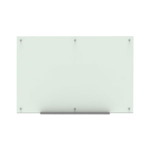 Luxor 60"W x 40"H Magnetic Wall-Mounted Glass Board - Premium Whiteboards