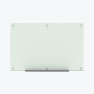 Luxor 60"W x 40"H Magnetic Wall-Mounted Glass Board - Premium Whiteboards