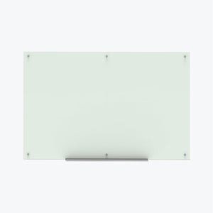 Luxor 72"W x 48"H Magnetic Wall-Mounted Glass Board - Premium Whiteboards