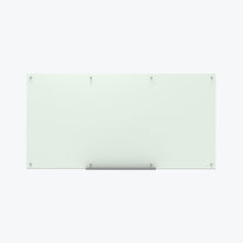 Luxor 96"W x 48"H Magnetic Wall-Mounted Glass Board - Premium Whiteboards